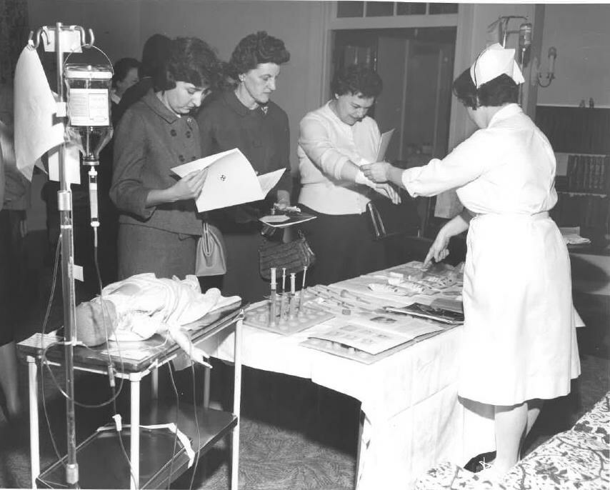 Nurse recruitment event, Bacon House living room.