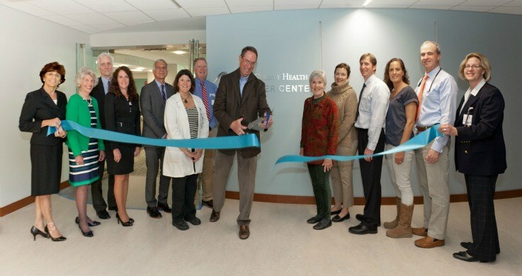 Cancer Center ribbon cutting.