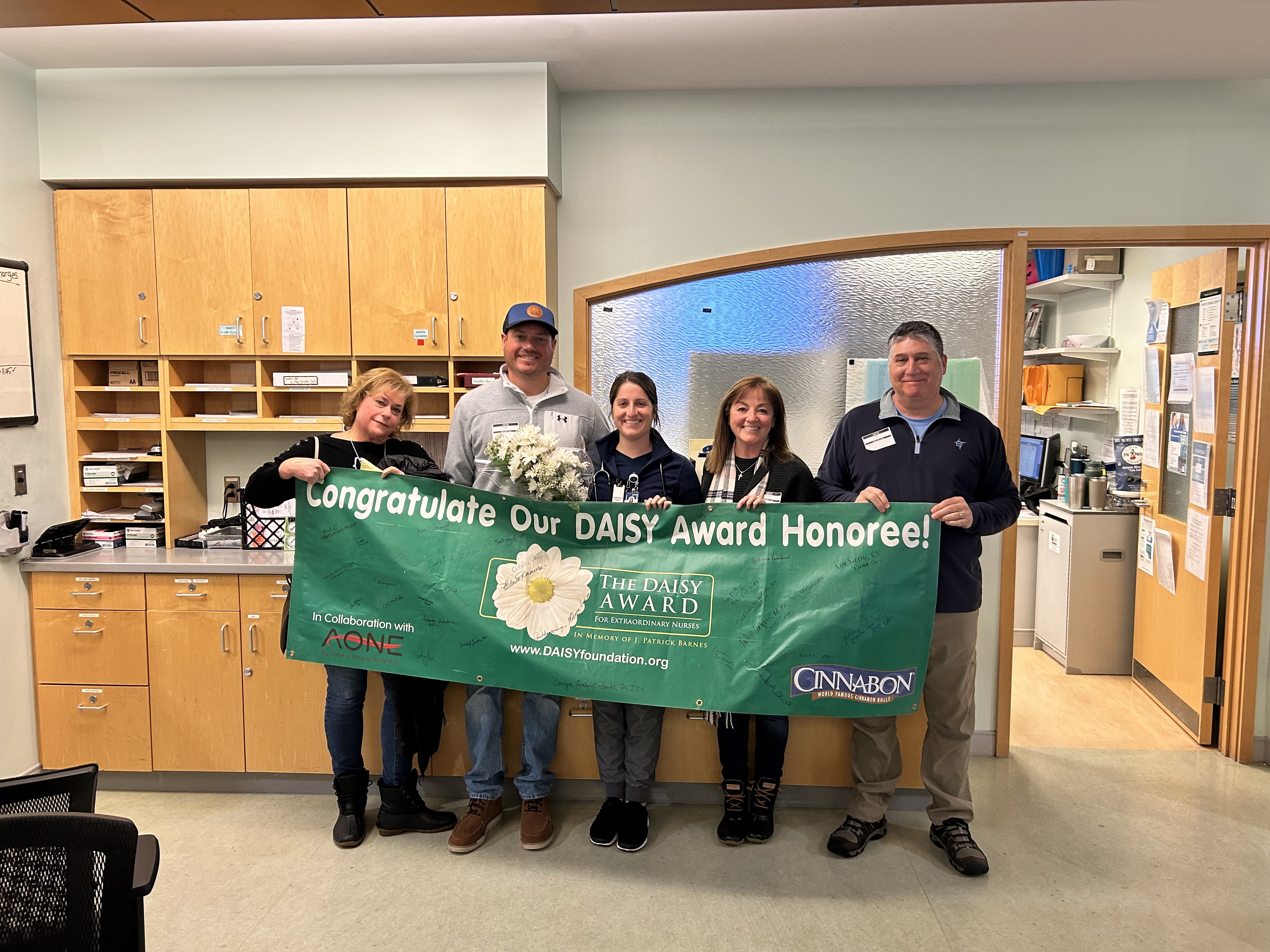 Sarah Morrissette, RN with her family