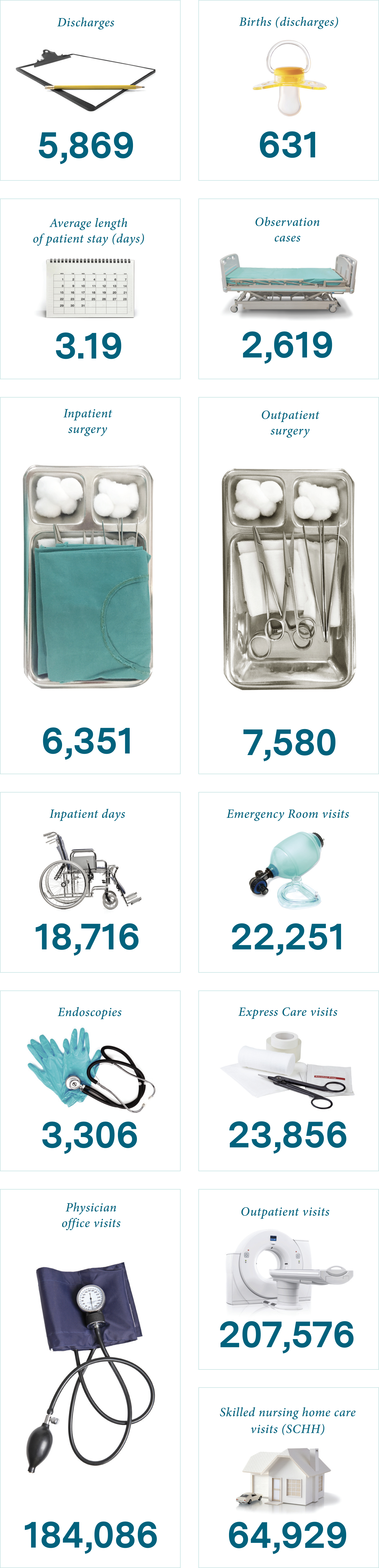 2020 key hospital stats